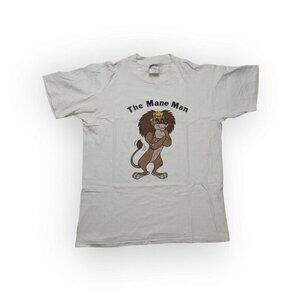 Vintage 90s The Mane Man T‎ Shirt Lion King Dad Mens XL Disney